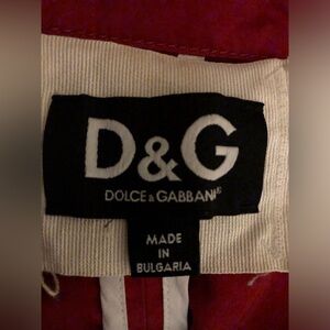Dolce & Gabbana rain trench coat 40